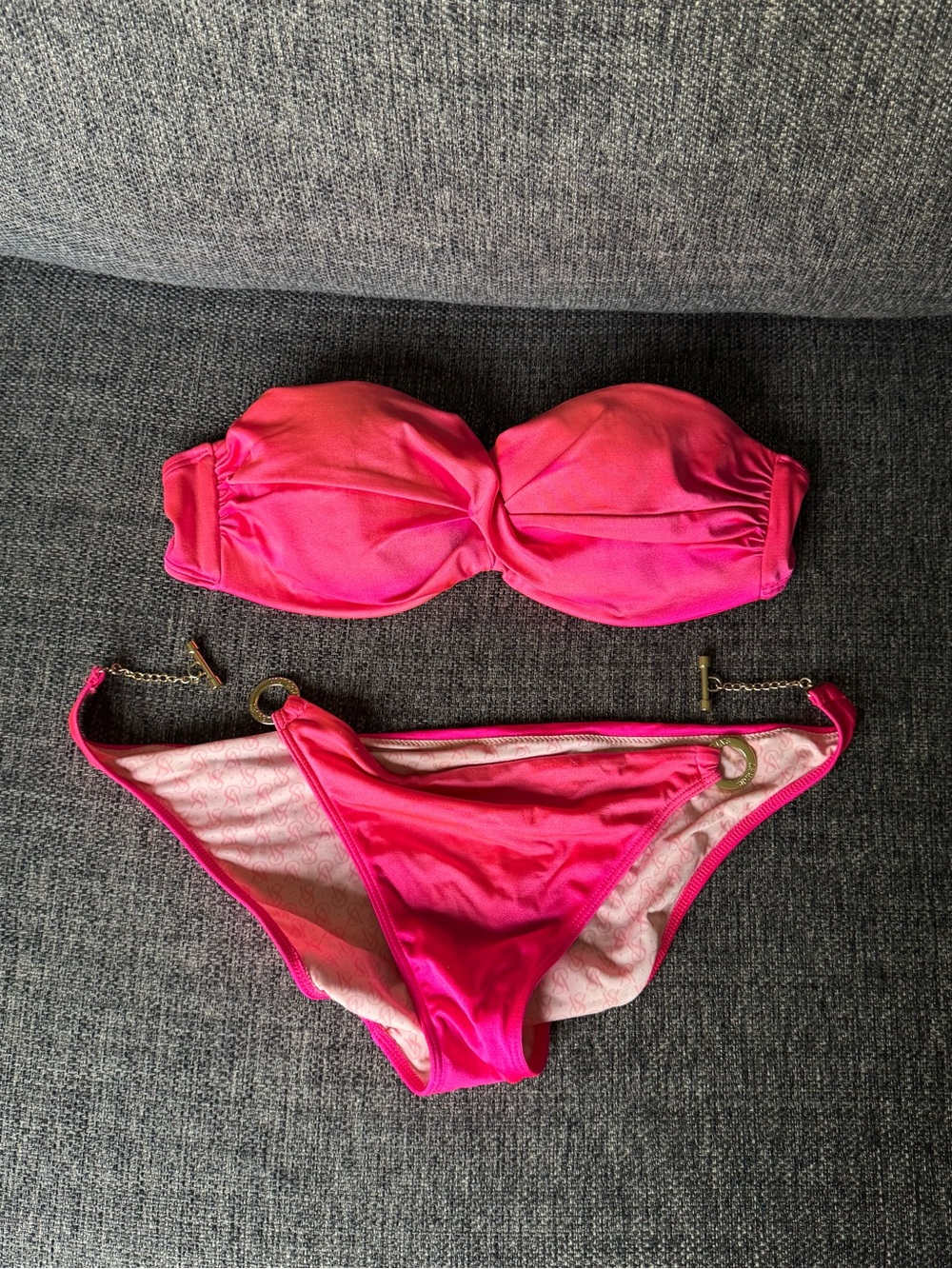 Victoria's Secret Bright Pink Bikini Set